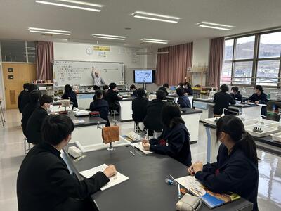 3年生理科の授業